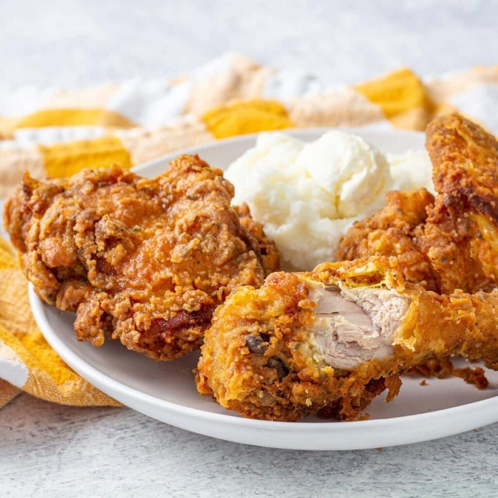 mustard fried chicken