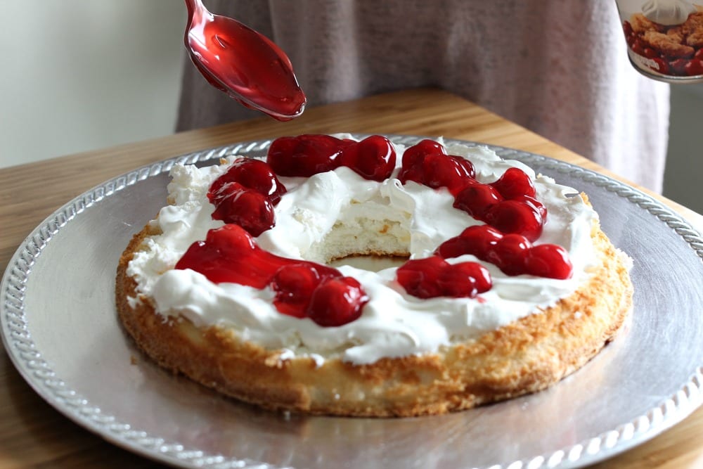 cherry angel food cake