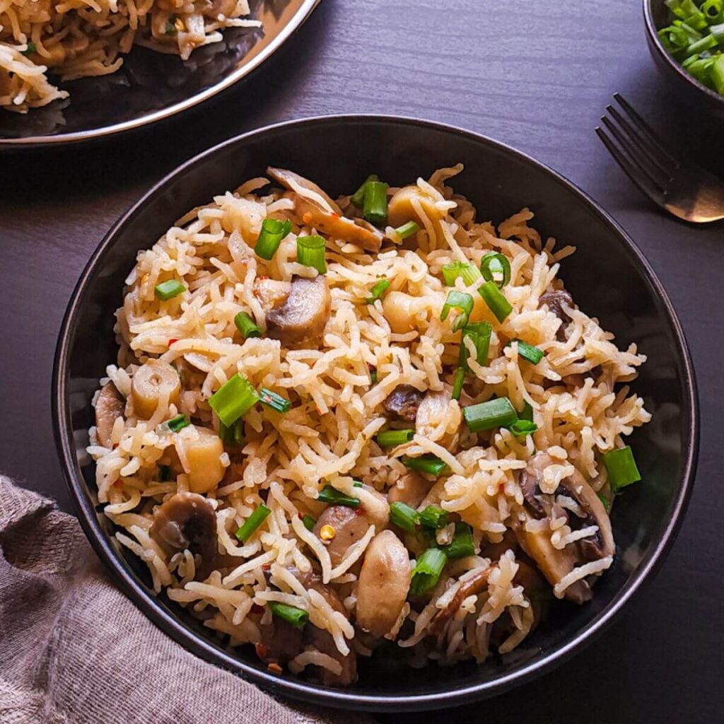 mushroom rice